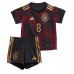 Camiseta Alemania Leon Goretzka #8 Segunda Equipación Replica Mundial 2022 para niños mangas cortas (+ Pantalones cortos)